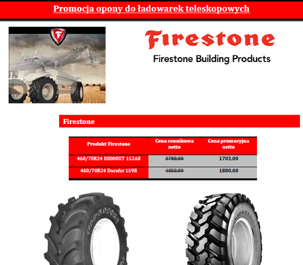 460/70R24 Firestone - promocja!