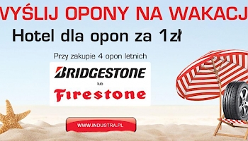 Przechowalnia opon za 1 zł przy zakupie 4 opon letnich Bridgestone lub Firestone!