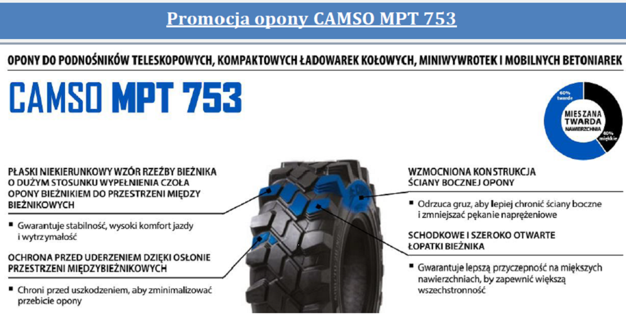 Opony Camso MPT 753